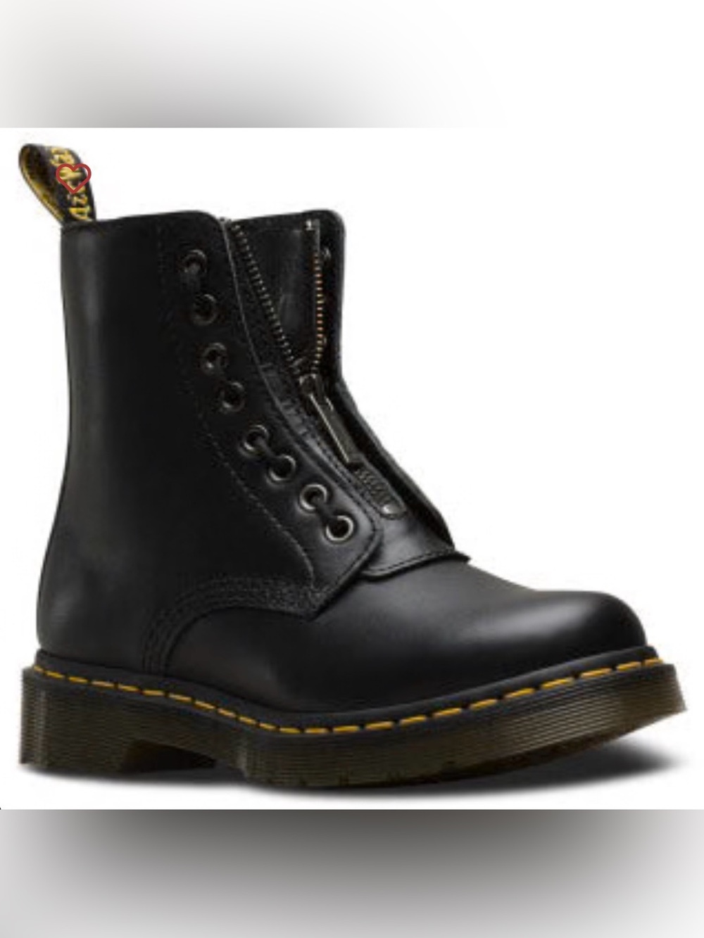 Dr. Marten’s 1460 Pascal front zip 8 eyelet combat boots women’s 10